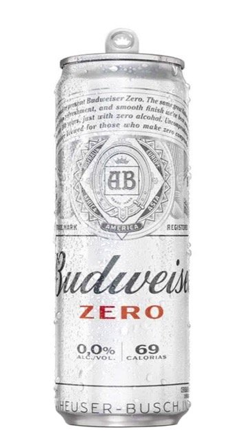 Budweiser Zero — fotografia representativa da linha