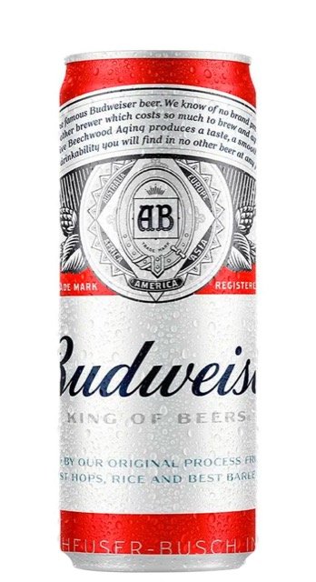 Budweiser — fotografia representativa da linha